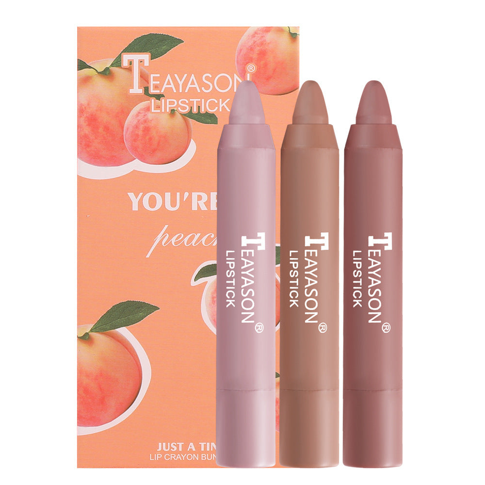 Makeup Crayon Lipstick 3-Pack Small Set