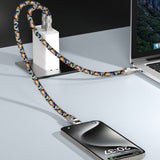 Weaving Anti Loss Charging Wire Mobile Phone Lanyard