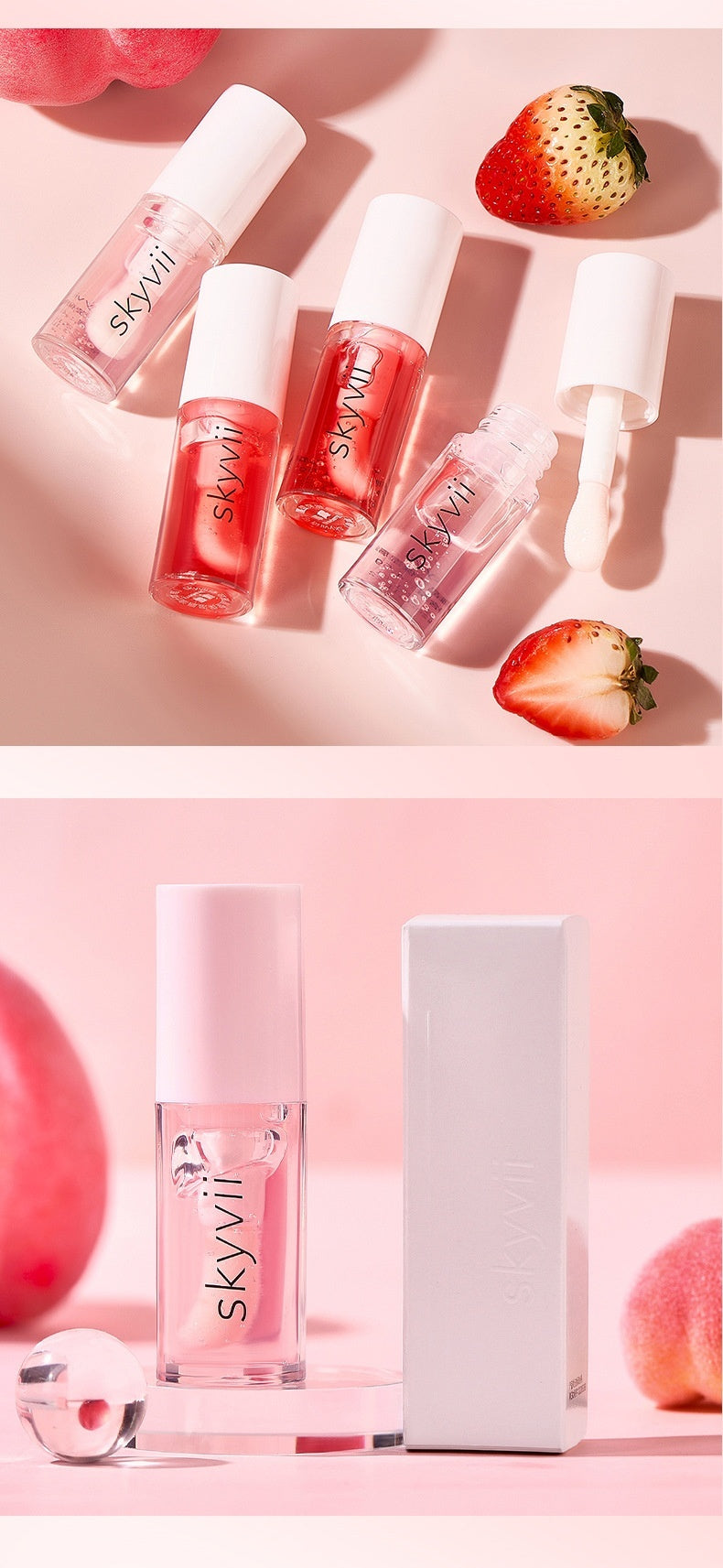 Strawberry Flavor Lip Gloss Anti-chapping Lip Moistening Nourishing And Hydrating Lip Balm