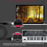 Electronic Keyboard USB Conversion Line Electric Piano Electronic Drum Music Editing Line