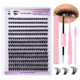 Segmented Natural Thick Individual False Eyelash False Eyelashes