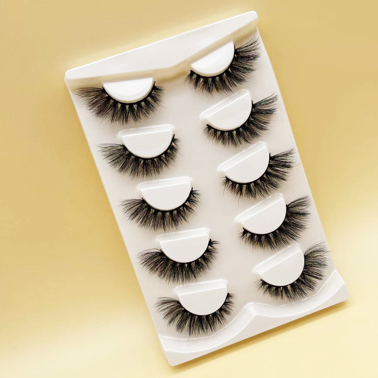 Mink Eyelashes Eye Tail Lengthening Natural Eyelashes Flat False