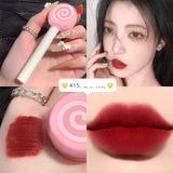 Lollipop Mousse Lip Mud Matte  Glaze Matte Velvet Lipstick Student Style